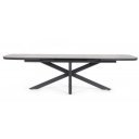 PASCAL prémium bővíthető kültéri étkezőasztal - 200-260cm - antracit