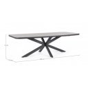 PASCAL prémium kültéri étkezőasztal - 240cm - antracit