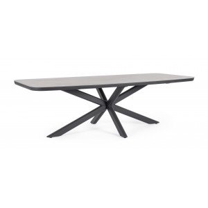PASCAL prémium kültéri étkezőasztal - 240cm - antracit BIZZOTTO
