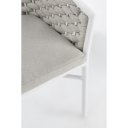 MARGALIDA exkluzív kültéri szék - szürke/fehér