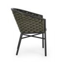 MARGALIDA exkluzív kültéri szék - zöld/antracit