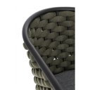 MARGALIDA exkluzív kültéri szék - zöld/antracit