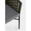 MARGALIDA exkluzív kültéri szék - zöld/antracit