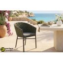 MARGALIDA exkluzív kültéri szék - zöld/antracit