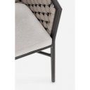 MARGALIDA exkluzív kültéri szék - khaki/antracit