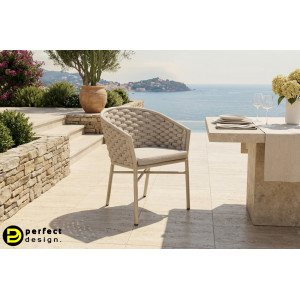 MARGALIDA exkluzív kültéri szék - taupe