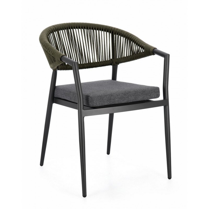 MILLOR exkluzív kültéri szék - zöld/antracit