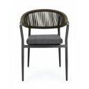 MILLOR exkluzív kültéri szék - zöld/antracit