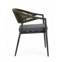 MILLOR exkluzív kültéri szék - zöld/antracit