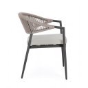 MILLOR exkluzív kültéri szék - khaki/antracit