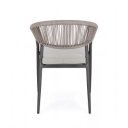 MILLOR exkluzív kültéri szék - khaki/antracit