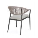 MILLOR exkluzív kültéri szék - khaki/antracit