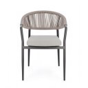 MILLOR exkluzív kültéri szék - khaki/antracit