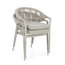 MILLOR exkluzív kültéri szék - taupe