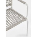 RADA modern kültéri szék - szürke/fehér