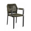 RADA modern kültéri szék - zöld/antracit