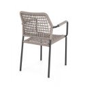 RADA modern kültéri szék - khaki/antracit