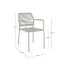 RADA modern kültéri szék - taupe