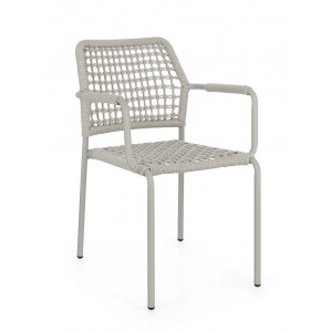 RADA modern kültéri szék - taupe BIZZOTTO