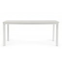 ALORCA prémium kültéri kő étkezőasztal - 180cm - fehér