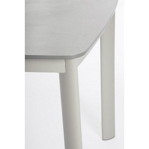 ALORCA prémium kültéri kő étkezőasztal - 180cm - taupe