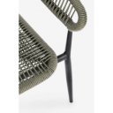 GAIDA modern kültéri szék - zöld/antracit