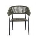 GAIDA modern kültéri szék - zöld/antracit