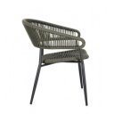 GAIDA modern kültéri szék - zöld/antracit