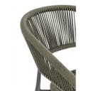 GAIDA modern kültéri szék - zöld/antracit