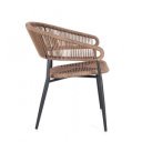 GAIDA modern kültéri szék - beige/antracit