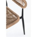 GAIDA modern kültéri szék - beige/antracit