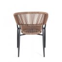 GAIDA modern kültéri szék - beige/antracit