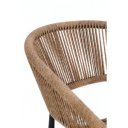 GAIDA modern kültéri szék - beige/antracit