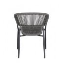 GAIDA modern kültéri szék - szürke/antracit