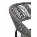 GAIDA modern kültéri szék - szürke/antracit