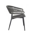 GAIDA modern kültéri szék - szürke/antracit