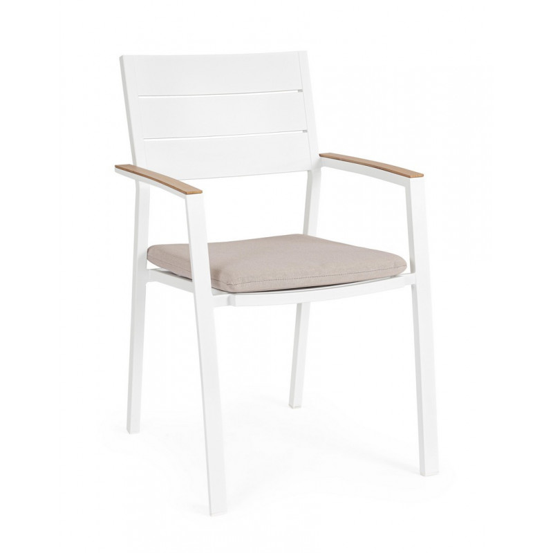 ZELMAR prémium kültéri szék - fehér