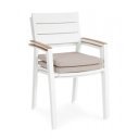 ZELMAR prémium kültéri szék - fehér