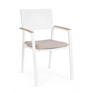 ZELMAR prémium kültéri szék - fehér BIZZOTTO