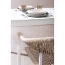 JAINA modern kültéri szék - beige/fehér