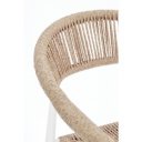 JAINA modern kültéri szék - beige/fehér