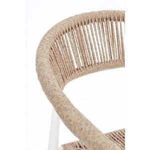 JAINA modern kültéri szék - beige/fehér
