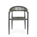 JAINA modern kültéri szék - zöld/antracit