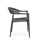 JAINA modern kültéri szék - zöld/antracit