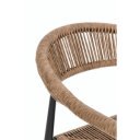 JAINA modern kültéri szék - beige/antracit