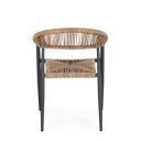 JAINA modern kültéri szék - beige/antracit