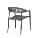 JAINA modern kültéri szék - szürke/antracit