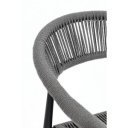 JAINA modern kültéri szék - szürke/antracit