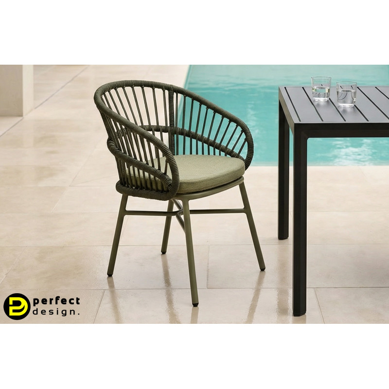 OLIVEDAS exkluzív kültéri szék - zöld
