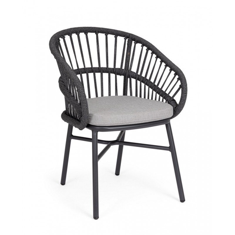 OLIVEDAS exkluzív kültéri szék - szürke